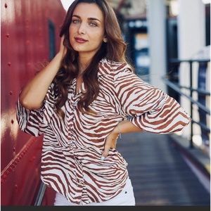 NWT Eva Franco blouse